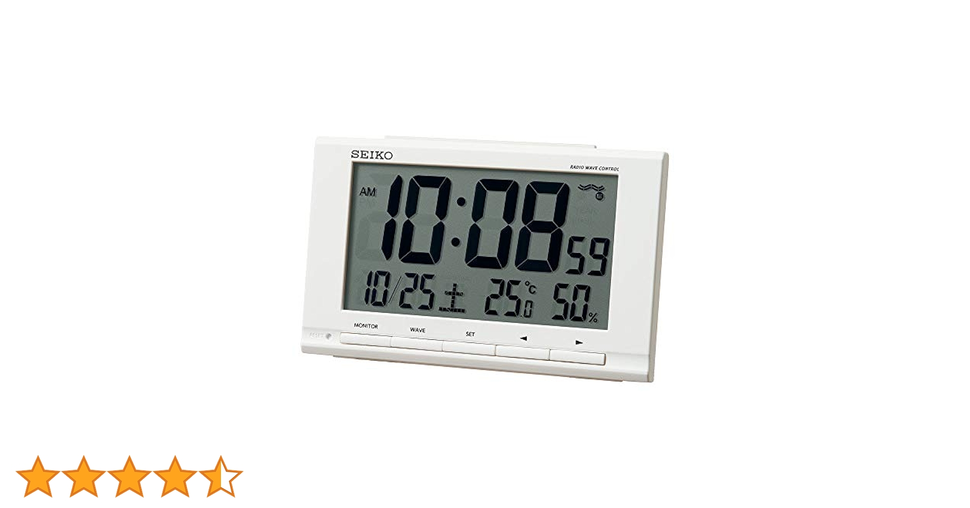 Amazon.co.jp: セイコークロック(Seiko Clock) 置き時計 白 本体